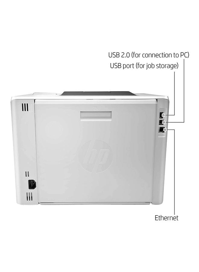 HP M454dn Color LaserJet Pro Printer White  - Image 5