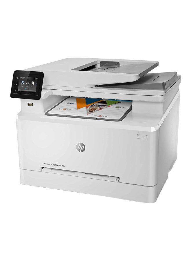 M283fdw Color LaserJet Pro Multi-Function Printer, Print, Copy, Scan, Fax, 22 ppm Print Speed, 600 x 600 dpi Resolution, 2.7" Color Touchscreen, 50-Page ADF for Scanning and Copying | 7KW75A White - v1598692275/N40022136A_3