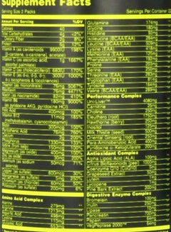 UNIVERSAL NUTRITION Animal Pak Dietary Supplement - 44 Packs  - Image 2