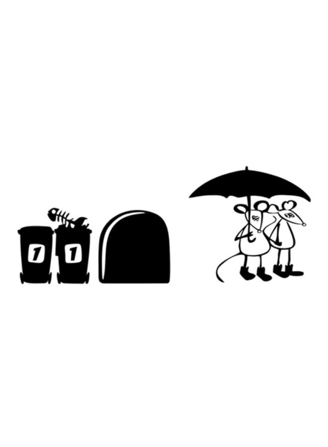 Spoil Your Wall Funny Skirting Decal Sticker  - Image 1