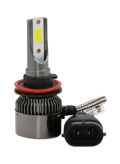 توبيز مصابيح TC6 أمامية بضوء LED وقابس H11 