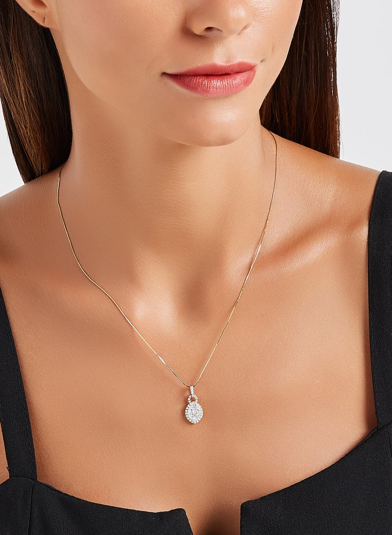 أناكا دلاية من الذهب الأبيض عيار 18 قيراطا مرصعة بالألماس - Image 4