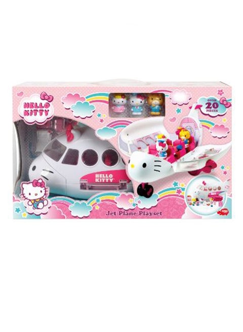 20-Piece Hello Kitty Jet Plane Playset