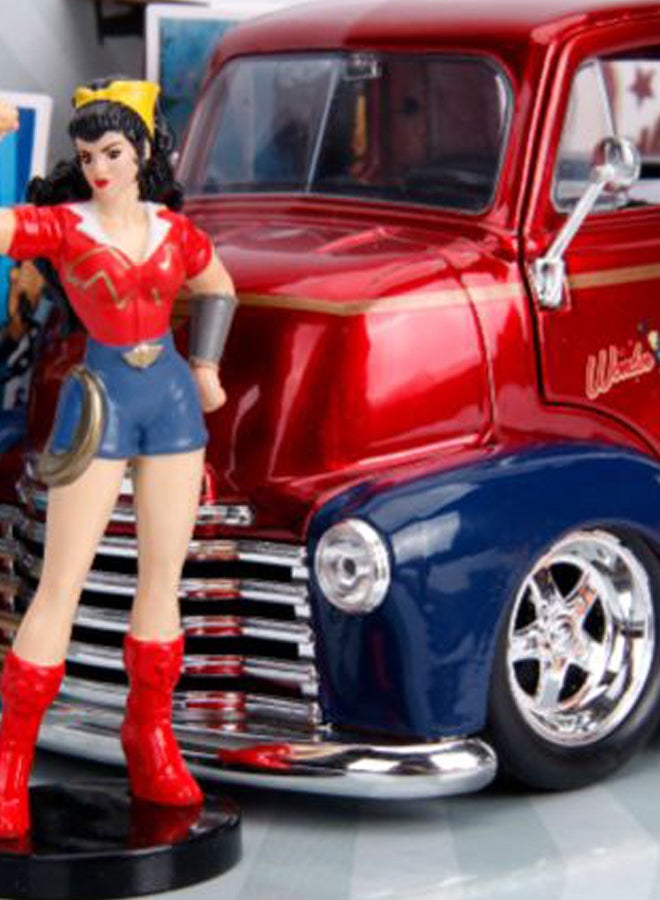 JADA DC Bombshells 1952 Chevy COE Pickup With Figure - Image 3