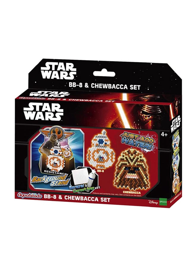 Aquabeads Star Wars BB-8 And Chewbacca Beads Set 8.27 x 8.27 x 5.51inch - Image 1