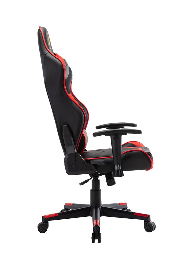 Blitzed Ergonomically Designed Super Comfort Gaming Chair With Headrest Pillow, Lumbar Cushion And Retractable Footrest Black/Red 84x65.5x29cm - Image 5