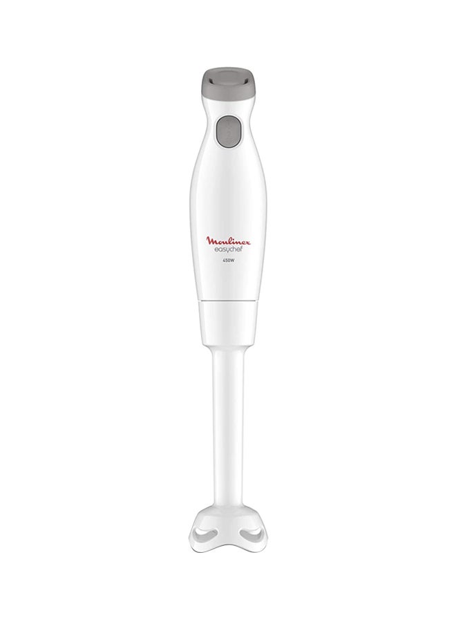 Moulinex - Hand Blender |Easy Chef Hand Stick Blender | Plastic Foot |2 Speeds |2 Years Warranty DD45A127 White / Pepper - Image 1