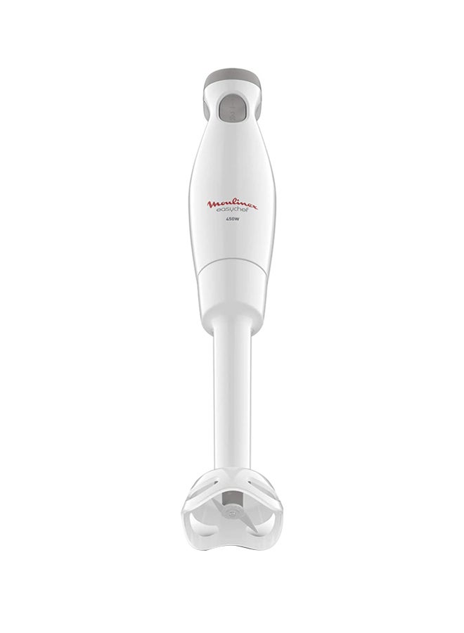 Moulinex - Hand Blender |Easy Chef Hand Stick Blender | Plastic Foot |2 Speeds |2 Years Warranty DD45A127 White / Pepper - Image 1
