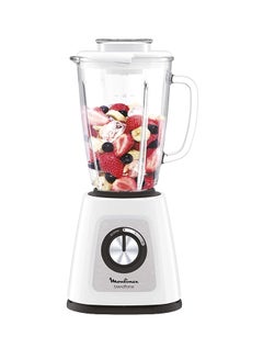 Moulinex Blendforce blender Large Capacity Glass Jug , convenient, Healthy 1.75 L 700 W LM435127 White / Black  - Image 2