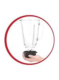 Moulinex Blendforce blender Large Capacity Glass Jug , convenient, Healthy 1.75 L 700 W LM435127 White / Black  - Image 4