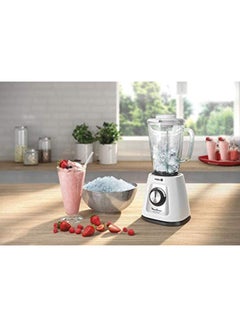 Moulinex Blendforce blender Large Capacity Glass Jug , convenient, Healthy 1.75 L 700 W LM435127 White / Black  - Image 5