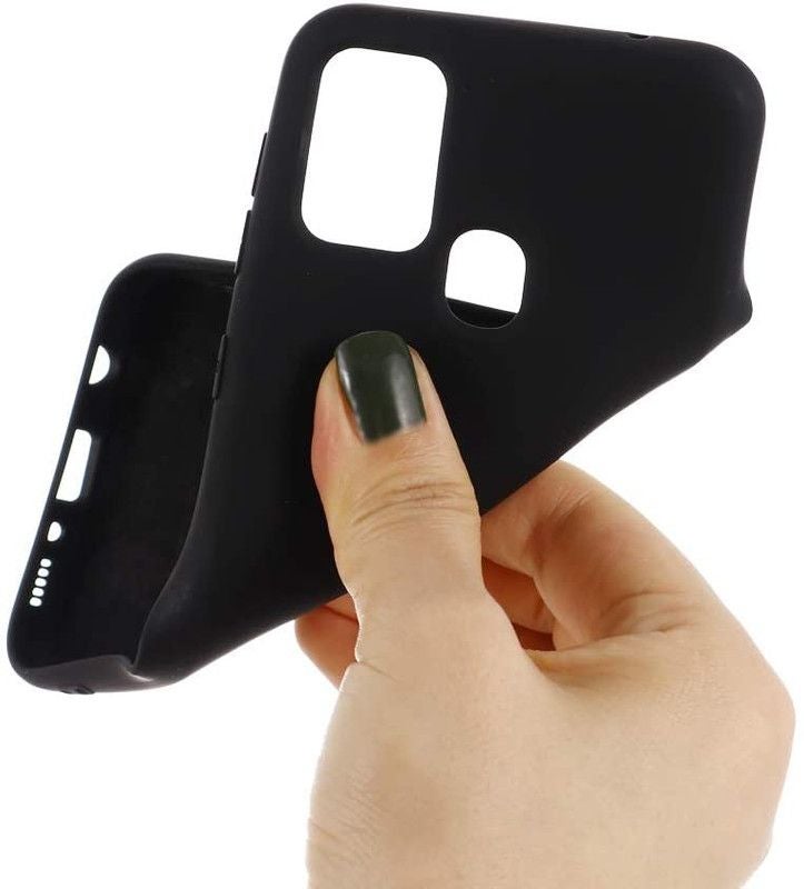 غطاءُ حماية خلفي مرن من السيليكون لهاتف سامسونج M31 . أسود - Image 3