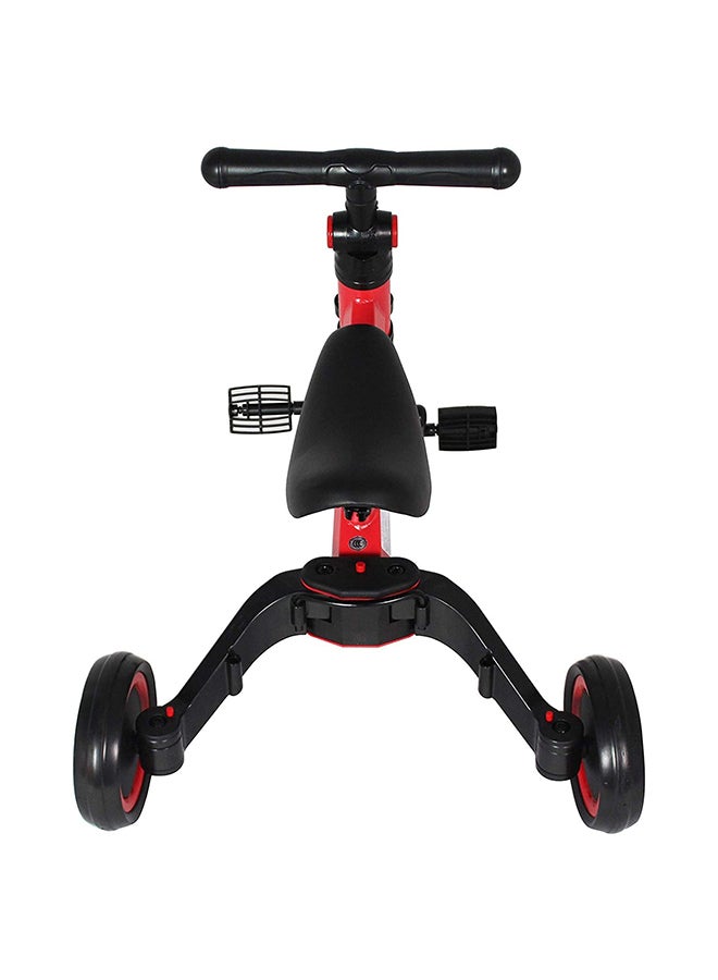 Kiwicool 3 In 1 Kids Foldabale Tricycle Red/Black 60cm  - Image 2