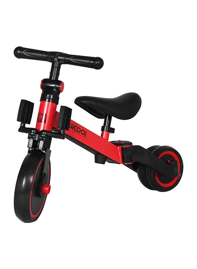 Kiwicool 3 In 1 Kids Foldabale Tricycle Red/Black 60cm  - Image 4
