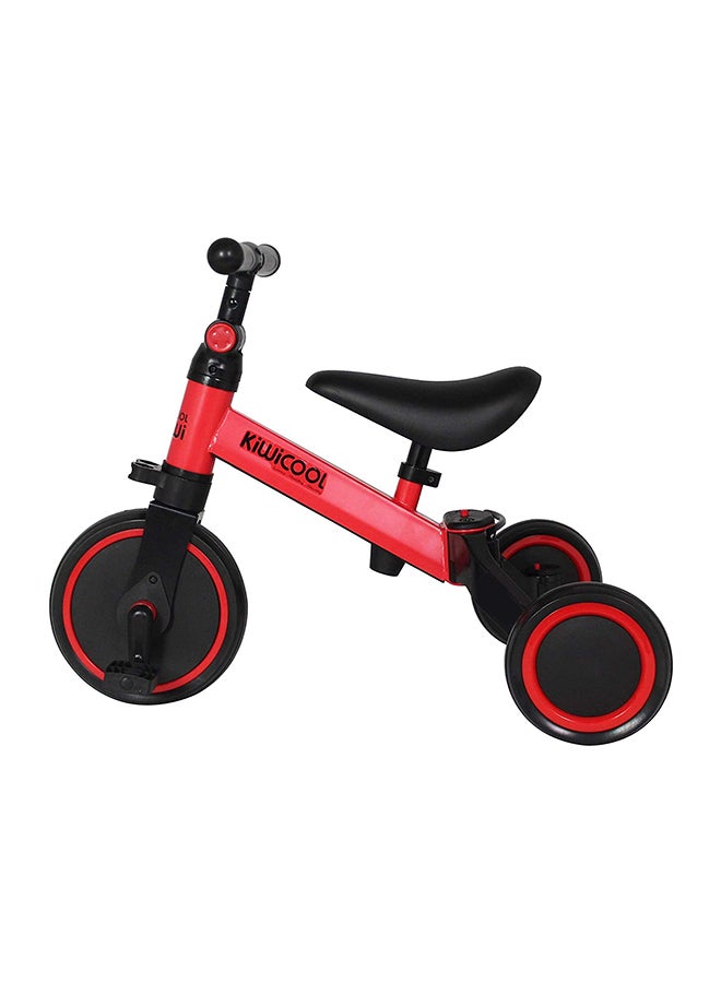 Kiwicool 3 In 1 Kids Foldabale Tricycle Red/Black 60cm  - Image 5