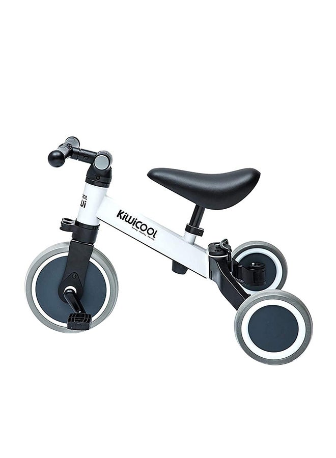 Kiwicool 3 In 1 Kids Foldabale Tricycle White/Black 60cm  - Image 5