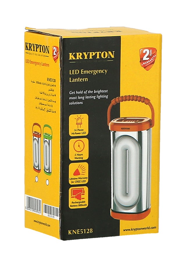 KRYPTON Rechargeable LED Lantern Orange/White  - Image 5