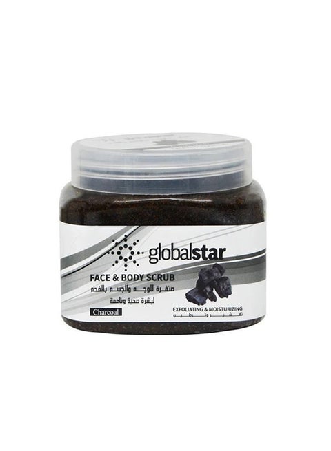 مقشر الوجه والجسم Globalstar بالفحم 500ملليلتر