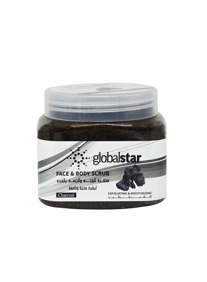 مقشر الوجه والجسم Globalstar بالفحم 500ملليلتر