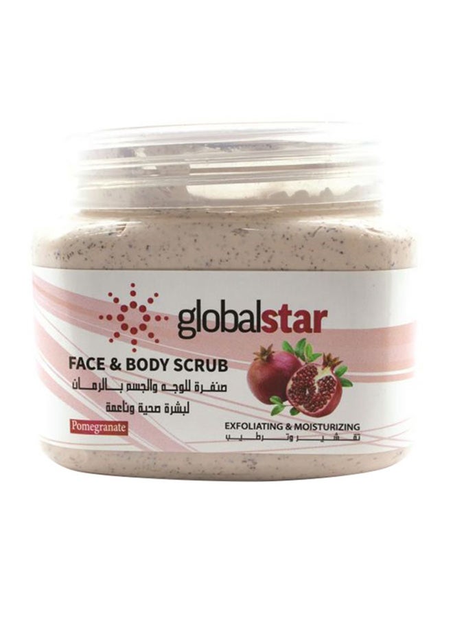 Globalstar Face & Body Scrub Pomegranate 500ml