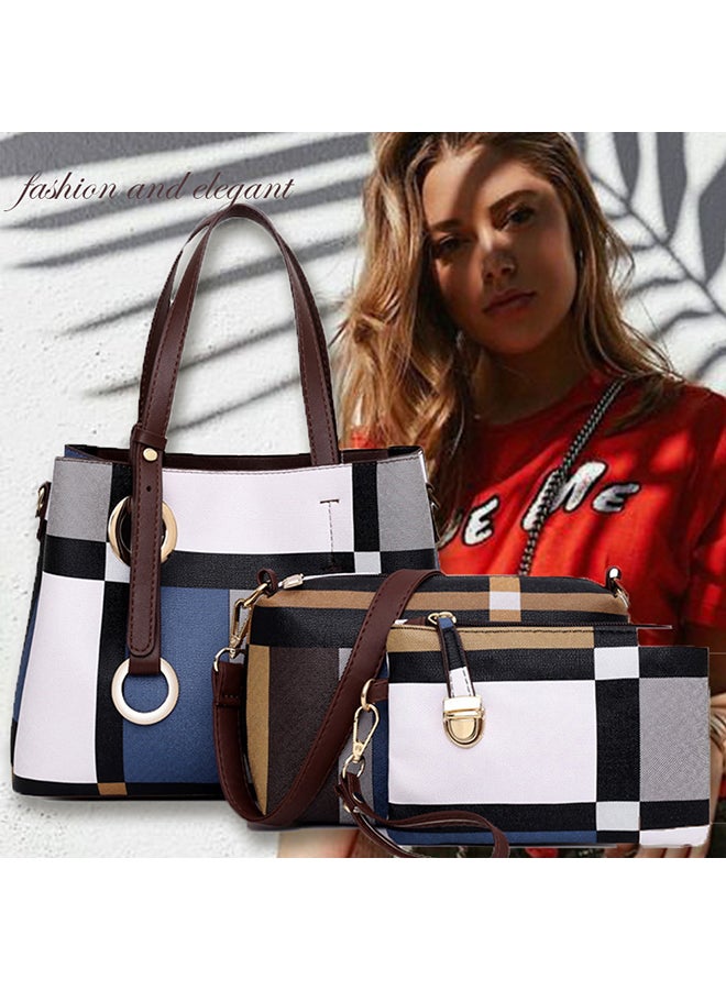 Three-piece Fashion One-shoulder Handbag Multicolour  - Image 2