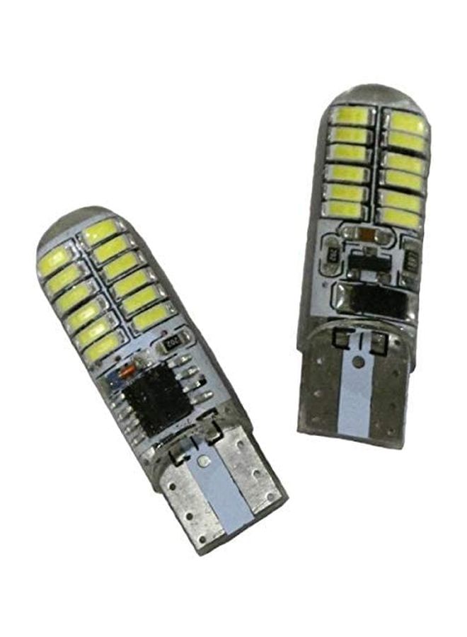 Toby's Pack Of 2 PCB 3014 24 SMD Flashing White Car Parking Light  - Image 3