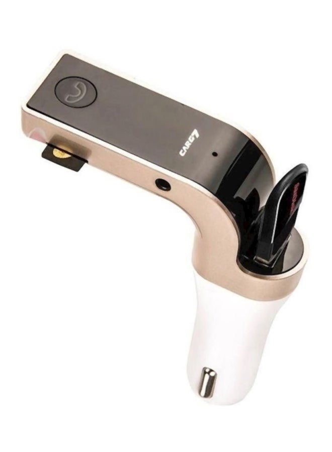 كار جي 7 جهاز إرسال إف إم للسيارة 2 في 1 يعمل بالبلوتوث - Image 1