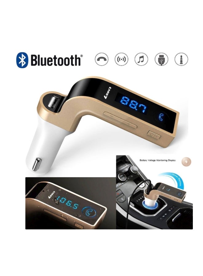 كار جي 7 جهاز إرسال إف إم للسيارة 2 في 1 يعمل بالبلوتوث - Image 3