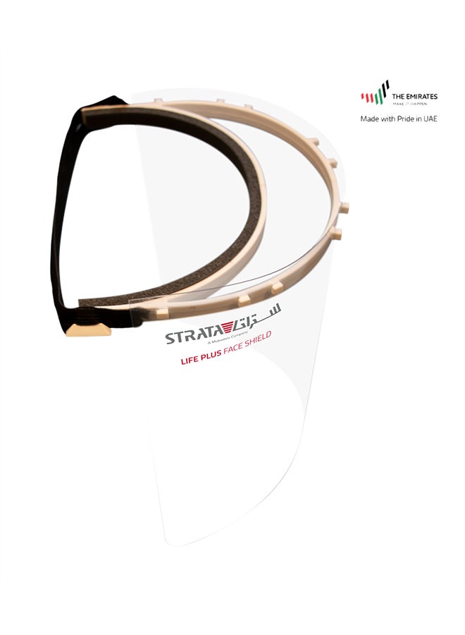 Strata - Life Plus Face Shield - Robust Frame Clear 30x22cm - Image 1