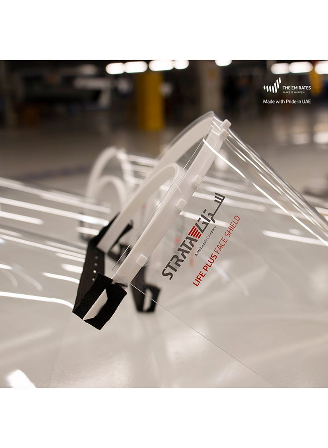 Strata - Life Plus Face Shield - Robust Frame Clear 30x22cm - Image 1