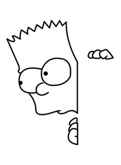 Bart Simpson Waterproof Sticker