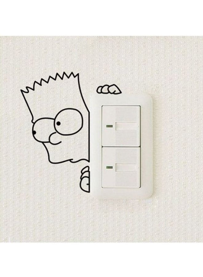 Spoil Your Wall - Bart Simpson Waterproof Sticker - Image 1