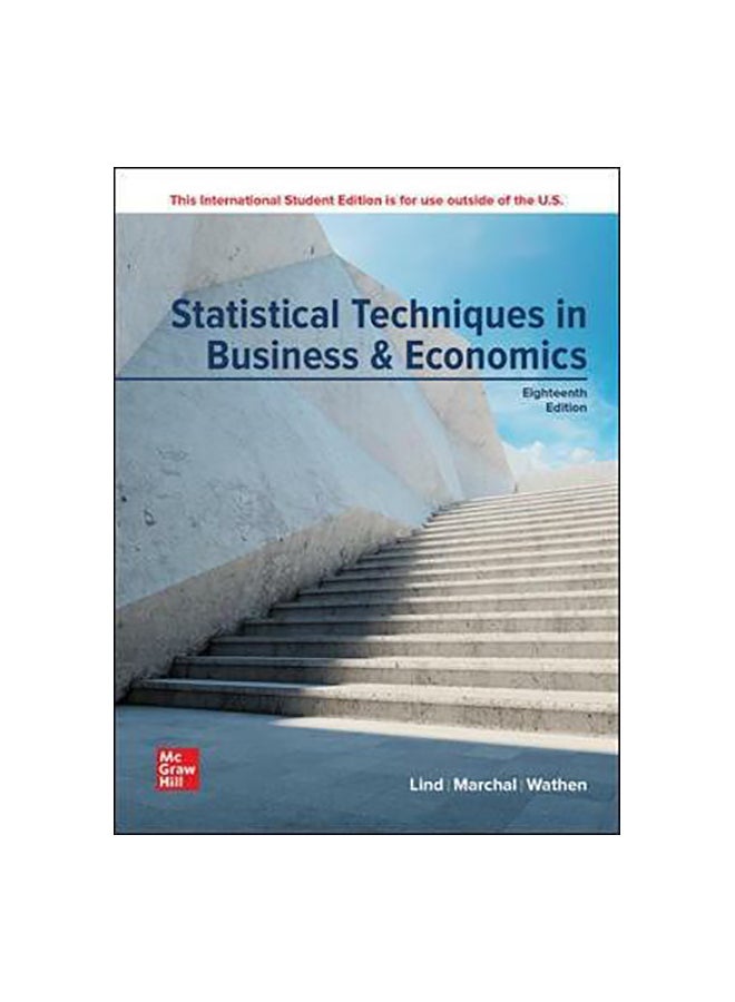 ISE Statistical Techniques in Business and Economics paperback english - 2020 