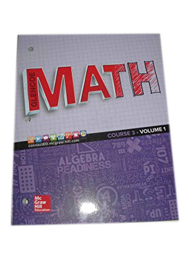 Glencoe Math: Course 3 Volume 1 paperback english - 16 Aug 2015 