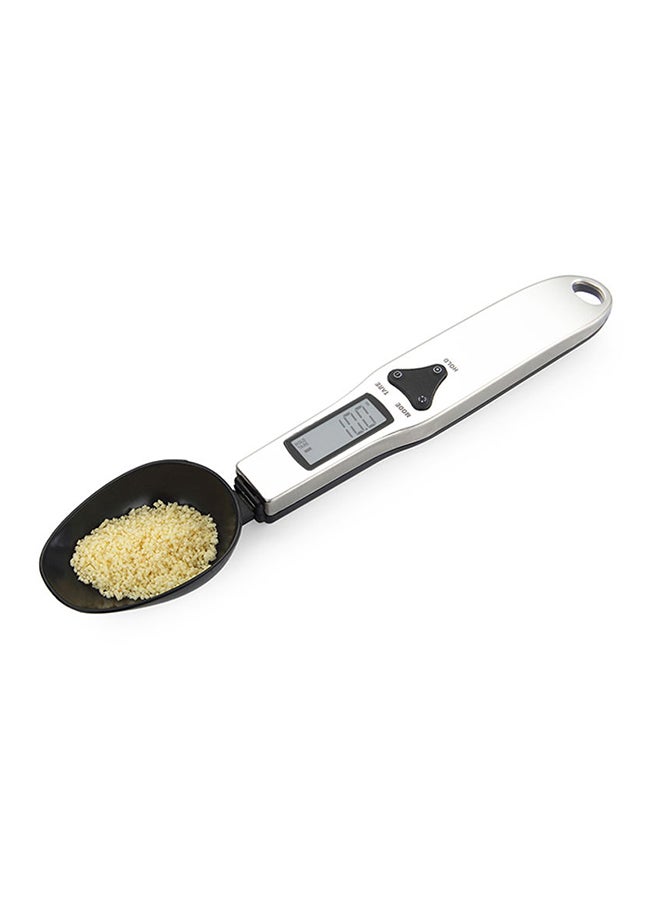 LCD Display Spoon Weight Scale Silver/Black 25.4x2.7x8.5cm - Image 2
