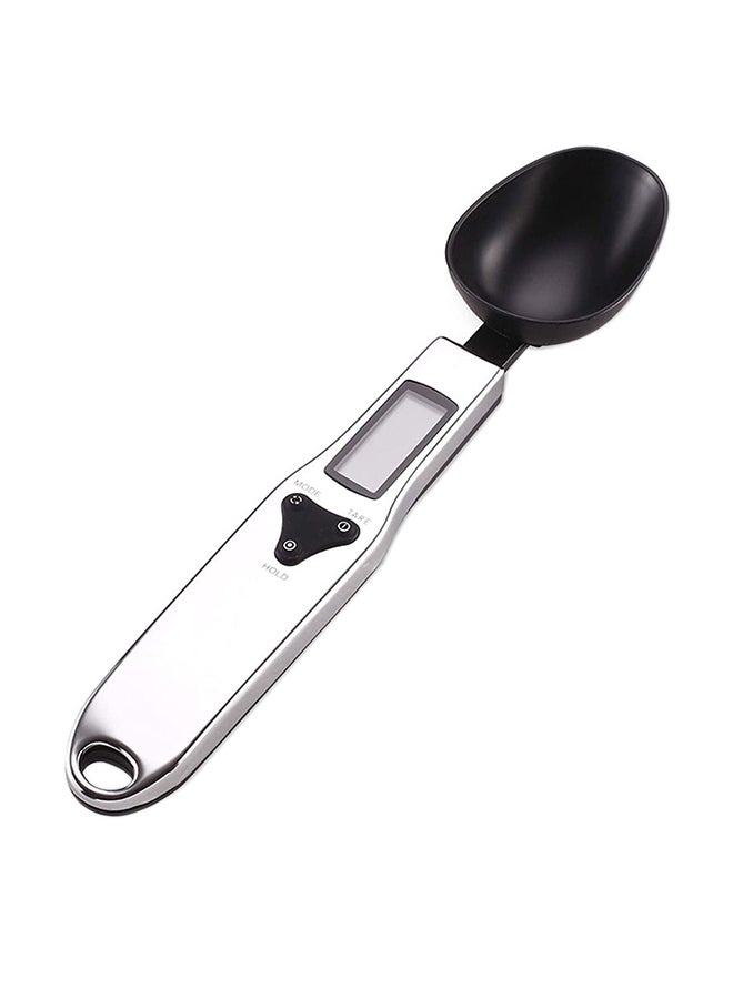 LCD Display Spoon Weight Scale Silver/Black 25.4x2.7x8.5cm - Image 1
