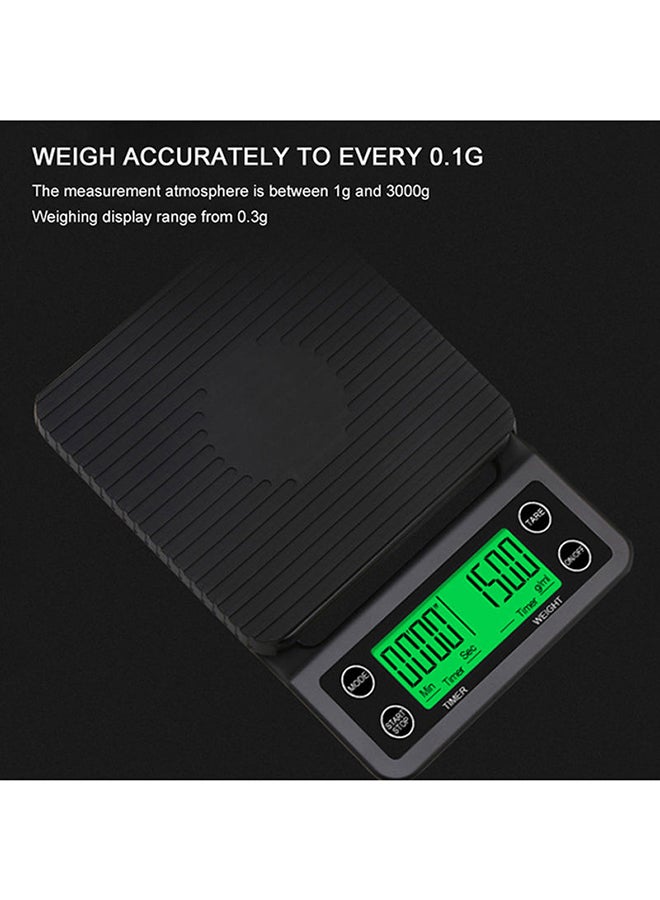 ميزان بشاشة LCD أسود 19.3x3x13سم - Image 5
