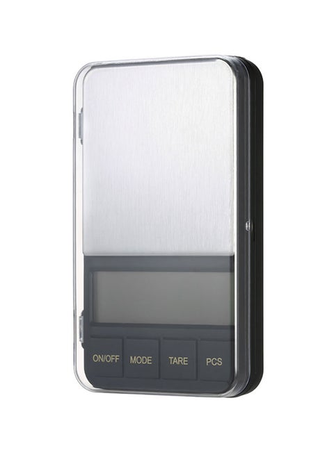 LCD Display Weight Scale Black 18.2x2.8x7.8cm