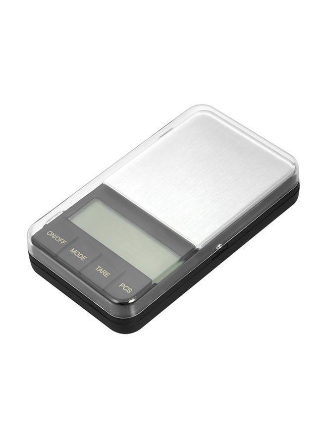 LCD Display Weight Scale Black 18.2x2.8x7.8cm