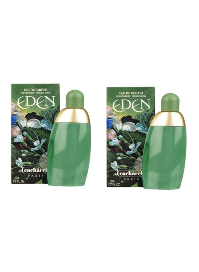كاشاريل - ماء عطر إيدن بحجم 50 مل من قطعتين 2 x Eden EDP (50)ملليلتر - Image 1