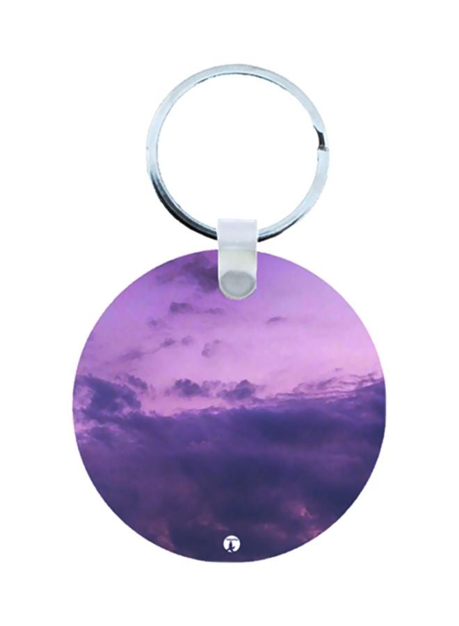 BP Clouds Printed Keychain 