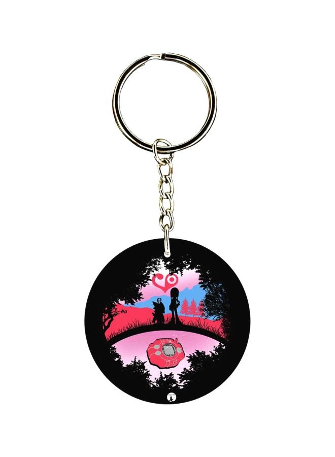 The Anime Digimon Printed Plastic Key Chain