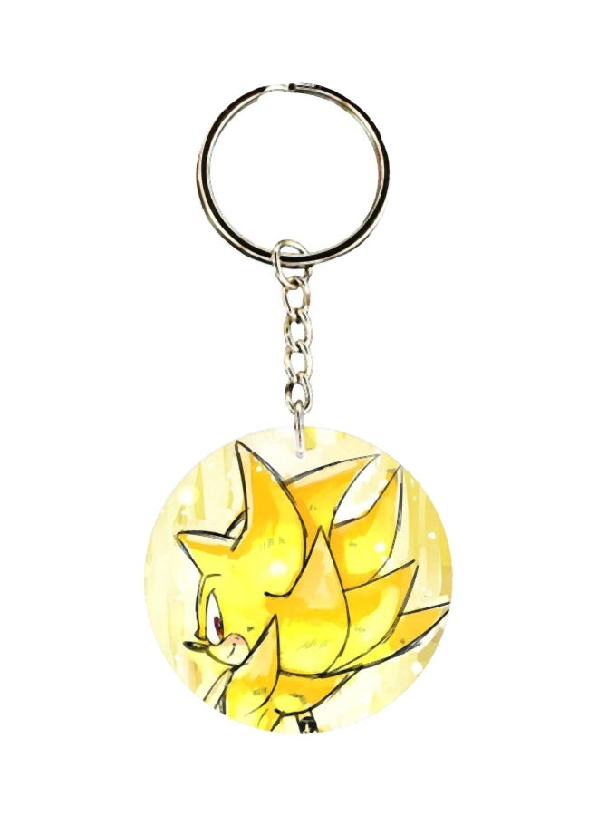 BP Sonic Printed Keychain 