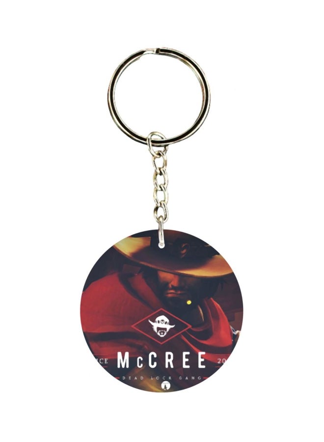 BP Video Game Overwatch Double Side Printed Keychain