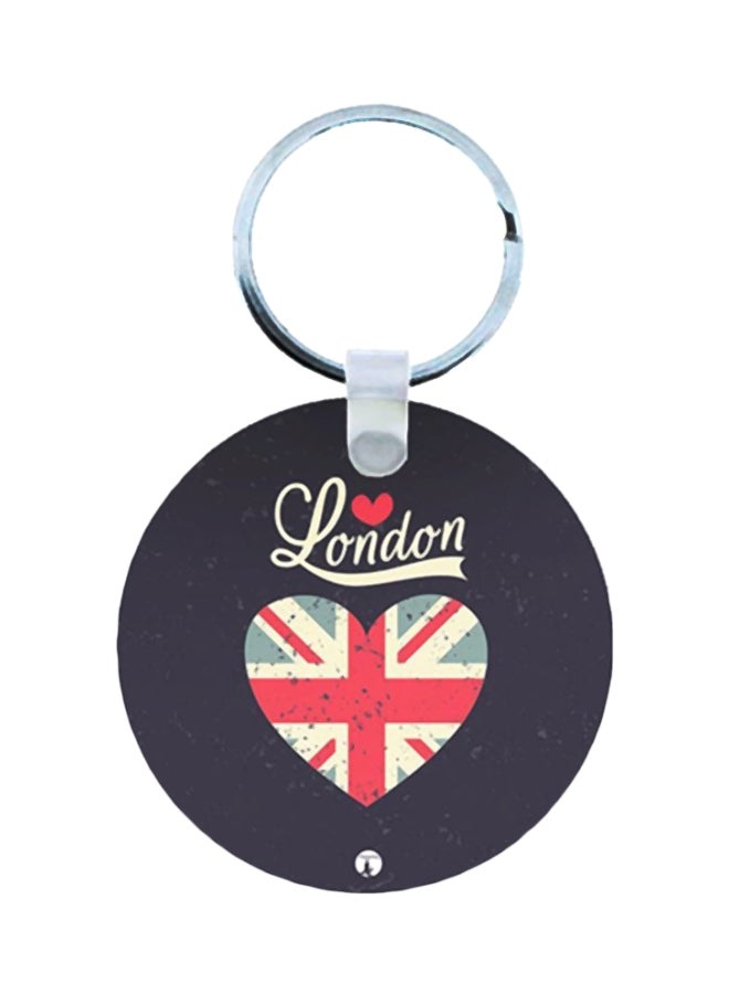 BP English Phrases Wooden Keychain