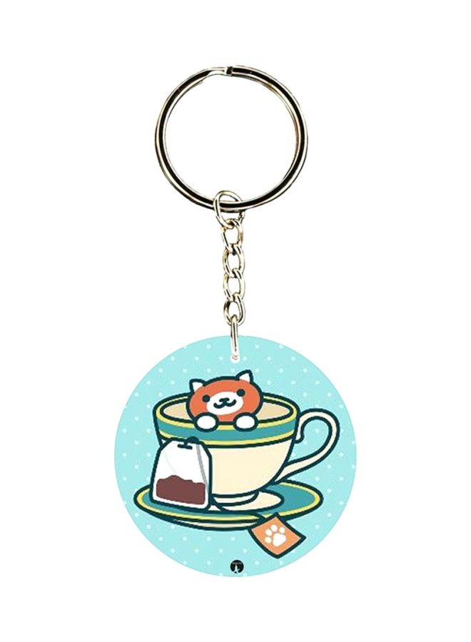 BP Cat Printed Keychain 