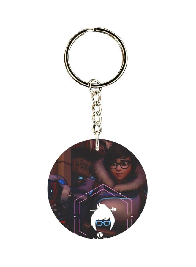 بي بي سلسلة مفاتيح بطبعة للعبة Overwatch