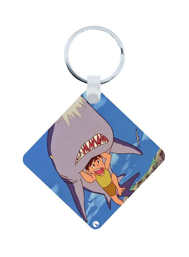 BP Adnan And Lina Wooden Keychain