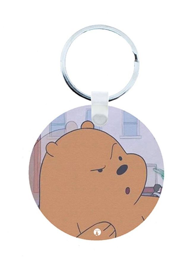 BP We Bare Bear Wooden Keychain 