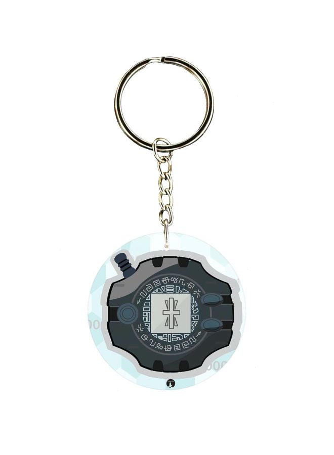 BP Anime Digimon Double Side Printed Keychain